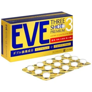 SS製藥 EVE Three Shot Premium雙重止痛藥[第2類醫藥品] (30粒)(60粒)