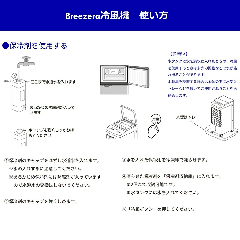 Breezera SKJ-006C-WH 6L 大容量行動冷風機 家用靜音降溫風扇:圖片 13