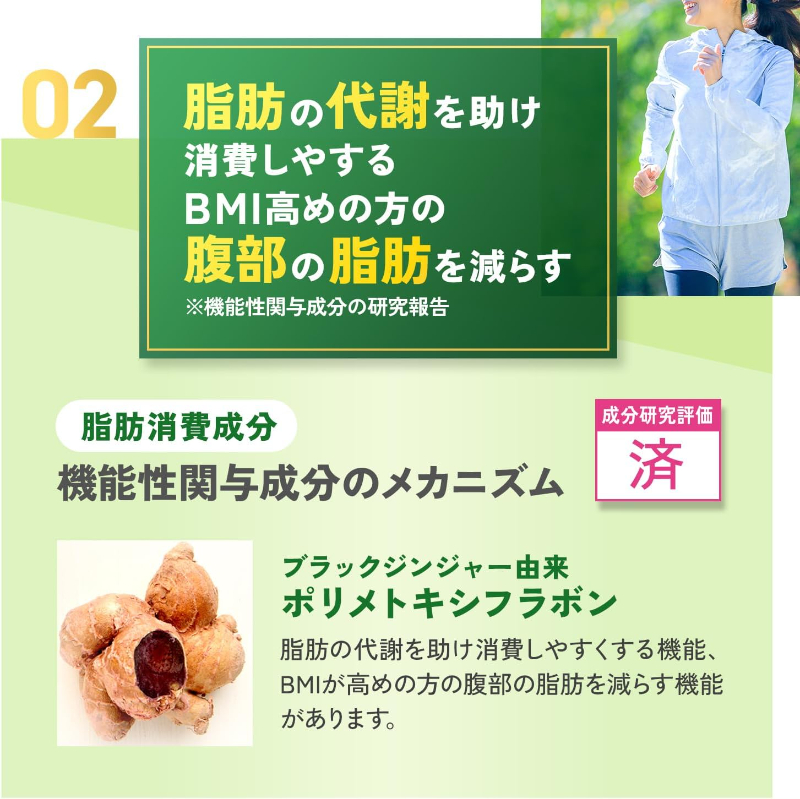日本FANCL芳珂 成人熱量限制 脂肪代謝錠90粒(30日份):圖片 6