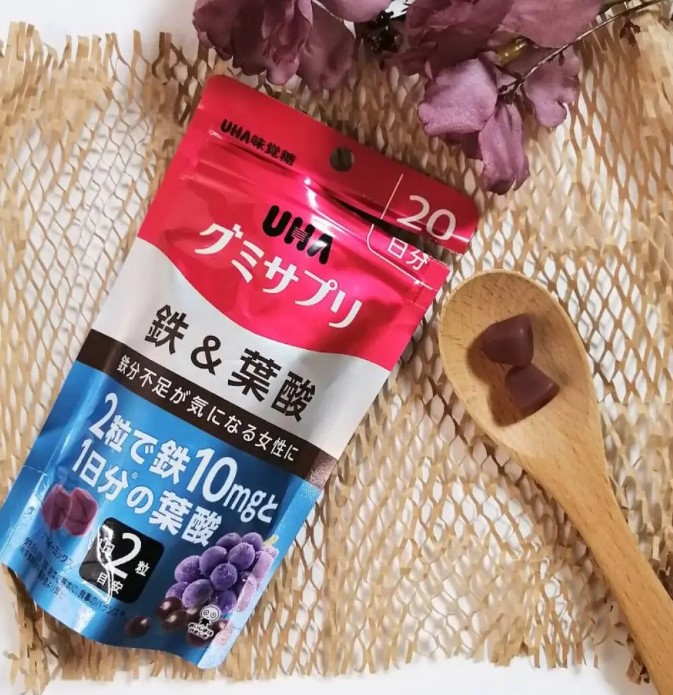 日本UHA味覺糖 鐵與葉酸軟糖(20日份):圖片 6