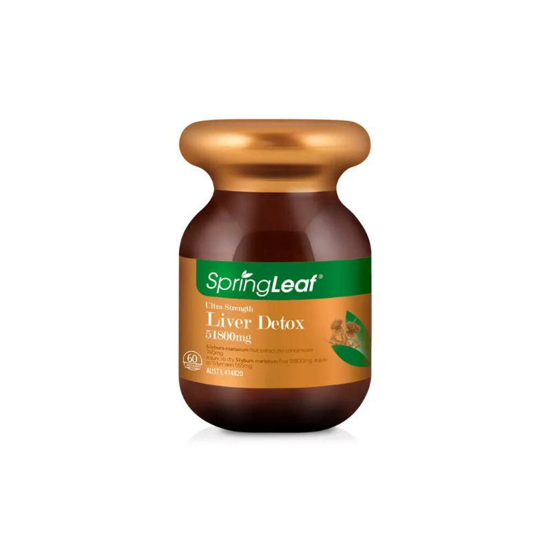 澳洲 Spring Leaf Ultra Strength Liver Detox 51800mg 綠芙 高含量奶薊草護肝膠囊 60粒