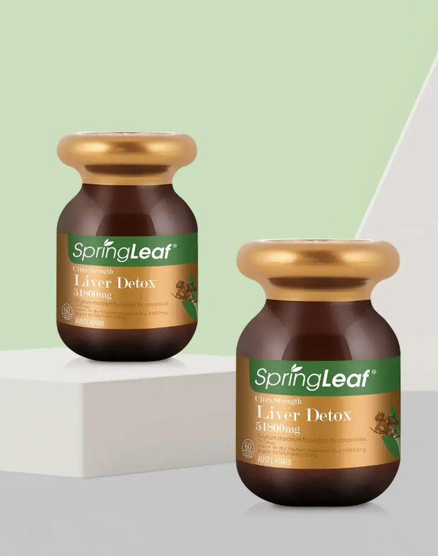 澳洲 Spring Leaf Ultra Strength Liver Detox 51800mg 綠芙 高含量奶薊草護肝膠囊 60粒:圖片 3