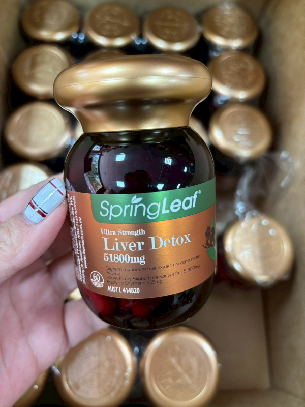澳洲 Spring Leaf Ultra Strength Liver Detox 51800mg 綠芙 高含量奶薊草護肝膠囊 60粒:圖片 5