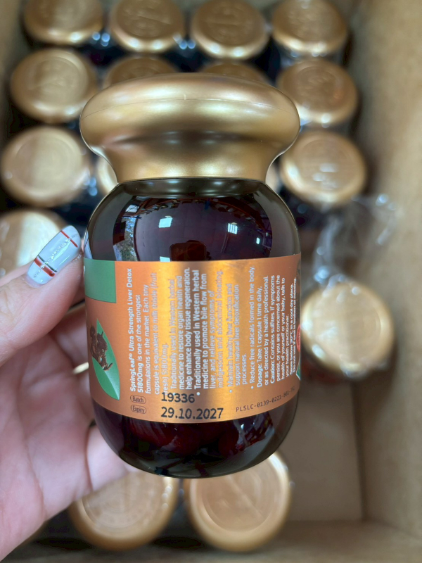澳洲 Spring Leaf Ultra Strength Liver Detox 51800mg 綠芙 高含量奶薊草護肝膠囊 60粒:圖片 6